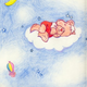 Puffalump Bear take a nap on a cloud. Used as the report cover.